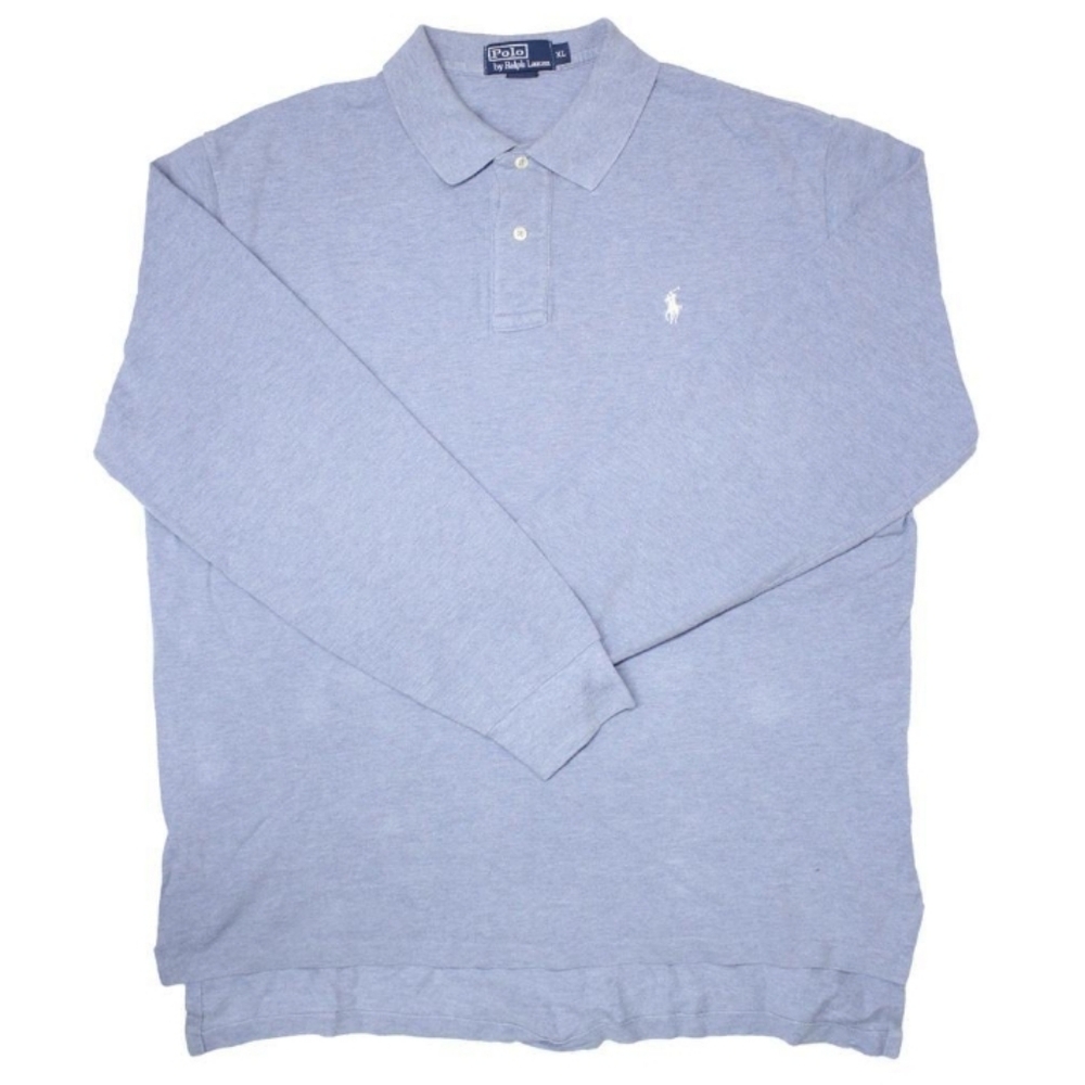 POLO BY RALPH LAUREN LIGHT BLUE LONG SLEEVE COLLAR SHIRT